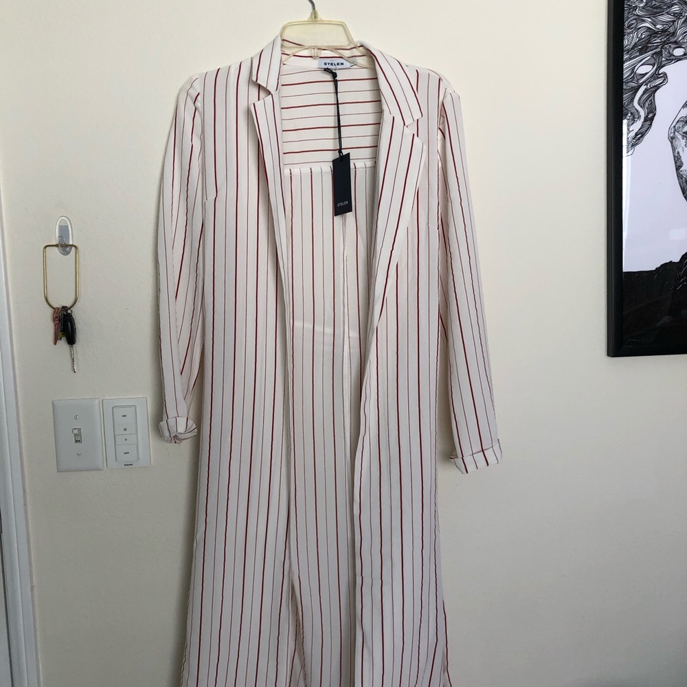 NWT Need Supply Striped Robe